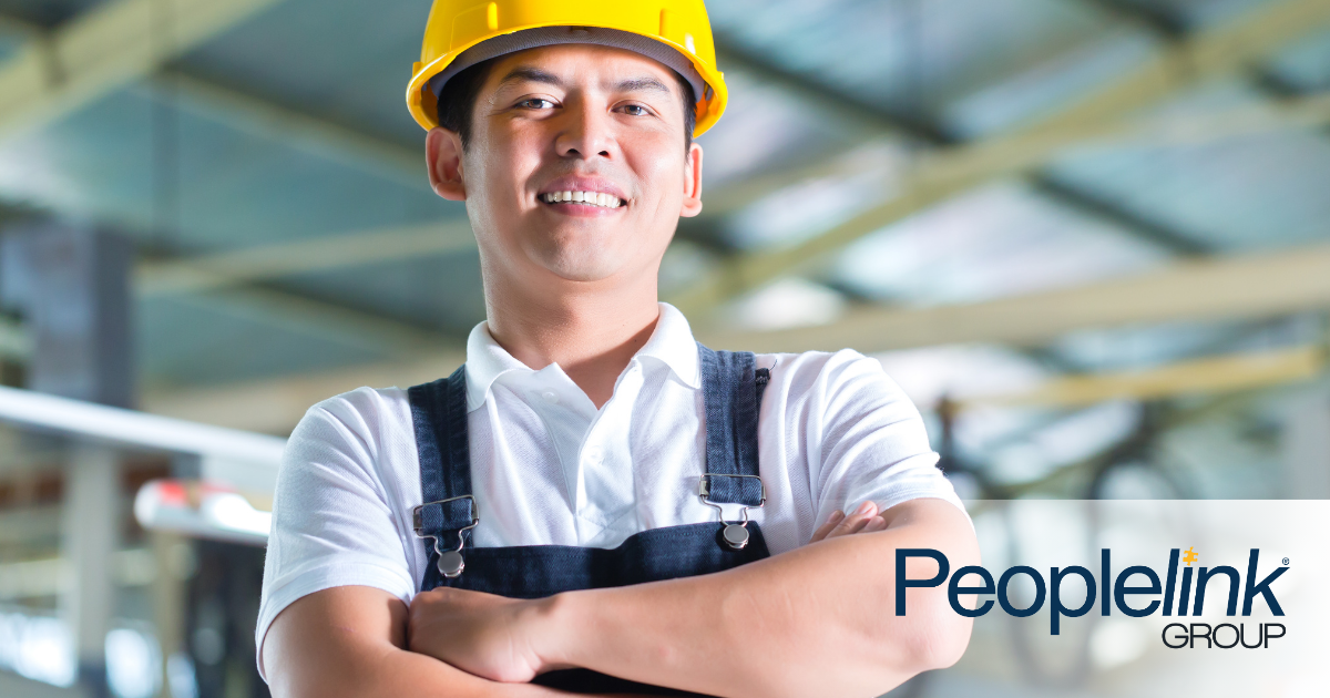 Industrial staffing employee.
