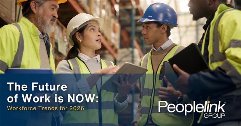 Manufacturing supervisors and employees meeting on the shop floor as part of the future of work in manufacturing.