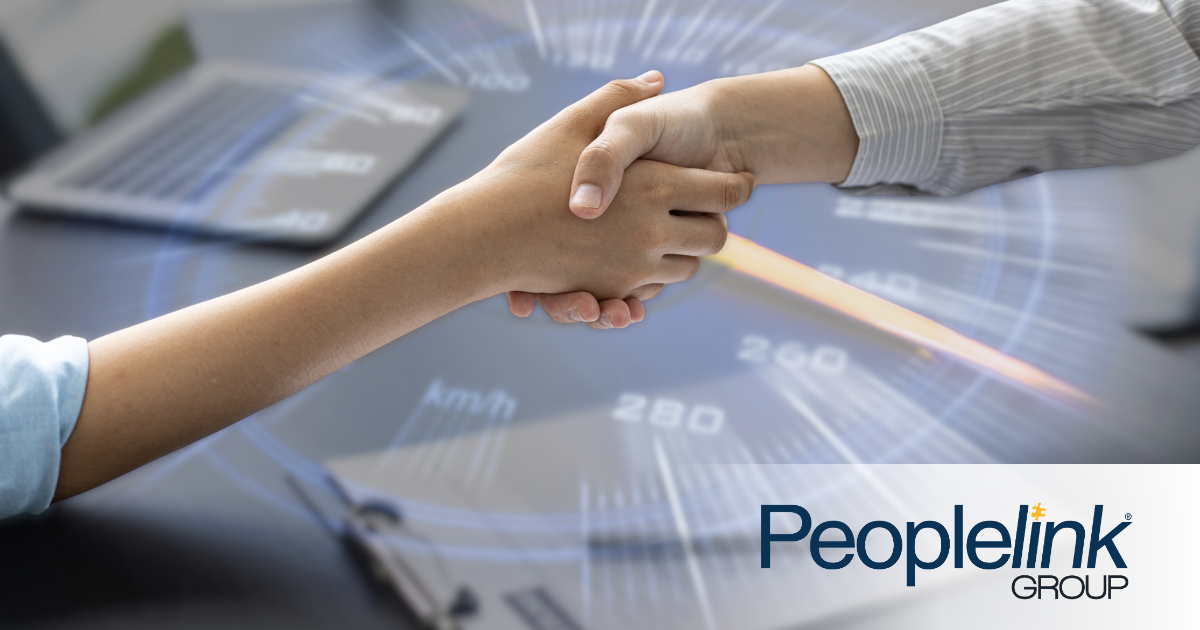 Peoplelink and customer discussing hidden cost of slow hiring and working together on proactive workforce planning.